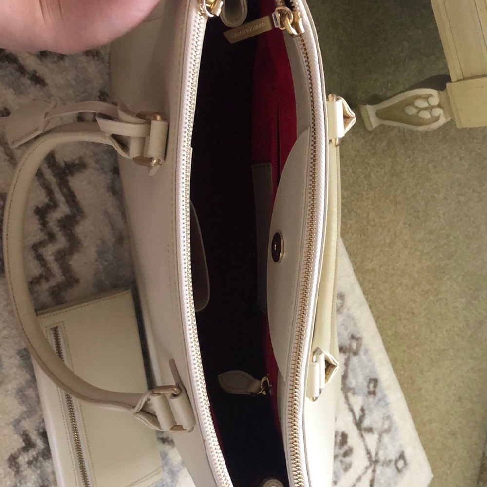 Large Alto Roma Dooney & Bourne Cream Purse with Alto Slim Wallet EUC - Picture 4 of 6